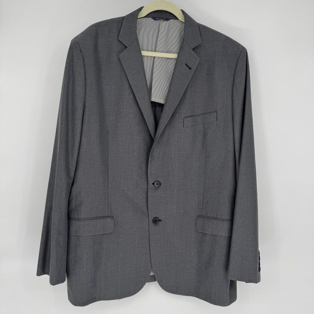 Brooks Brothers 1818 Fitzgerald Gray Wool-Blend Sport Coat – 48L / W42